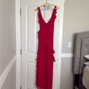 Red dress